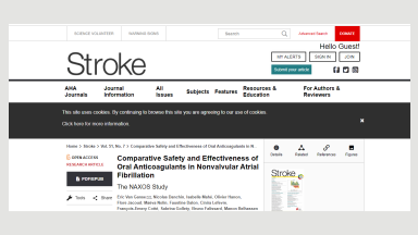 Comparative Safety and Effectiveness of Oral Anticoagulants in Nonvalvular Atrial Fibrillation (The NAXOS Study)
